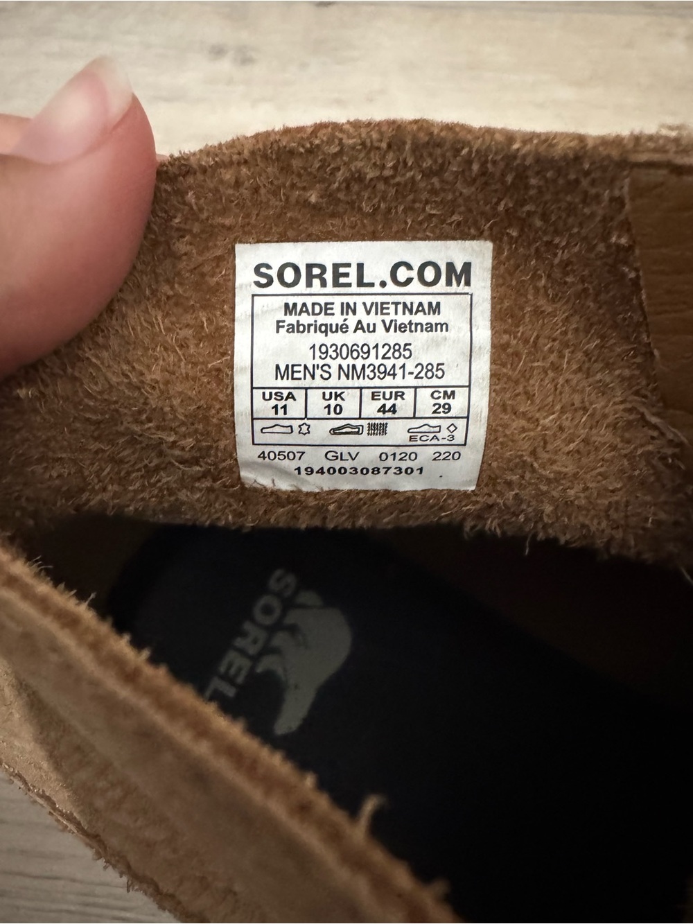 Sorel Men’s Tan Leather Shoes - Picture 5 of 5
